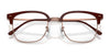 Ray-Ban NEW CLUBMASTER RX7216 Eyeglasses / Beige On Gold №8471 / Size 51