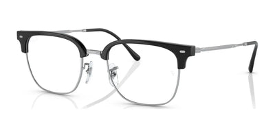 Ray-Ban NEW CLUBMASTER RX7216F Eyeglasses Black On Silver