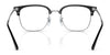 Ray-Ban NEW CLUBMASTER RX7216F Eyeglasses | Size 53 / Black On Silver №2000