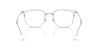 Ray-Ban NEW CLUBMASTER RX7216F Eyeglasses | Size 53 / Black On Silver №2000