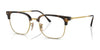 Ray-Ban NEW CLUBMASTER RX7216F Eyeglasses | Size 53 / Havana On Gold №2012