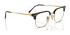 Ray-Ban NEW CLUBMASTER RX7216F Eyeglasses | Size 53 / Black On Silver №2000