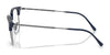 Ray-Ban NEW CLUBMASTER RX7216F Eyeglasses | Size 53 / Black On Silver №2000