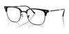Ray-Ban NEW CLUBMASTER RX7216F Eyeglasses | Size 53 / Black On Black №8373