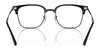 Ray-Ban NEW CLUBMASTER RX7216F Eyeglasses | Size 53 / Black On Silver №2000