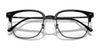 Ray-Ban NEW CLUBMASTER RX7216F Eyeglasses | Size 53 / Black On Silver №2000