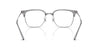 Ray-Ban NEW CLUBMASTER RX7216F Eyeglasses | Size 53 / Black On Silver №2000