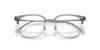 Ray-Ban NEW CLUBMASTER RX7216F Eyeglasses | Size 53 / Black On Silver №2000