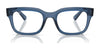 Ray-Ban CHAD RX7217F Eyeglasses | Size 54 / Transparent Dark Blue №8266