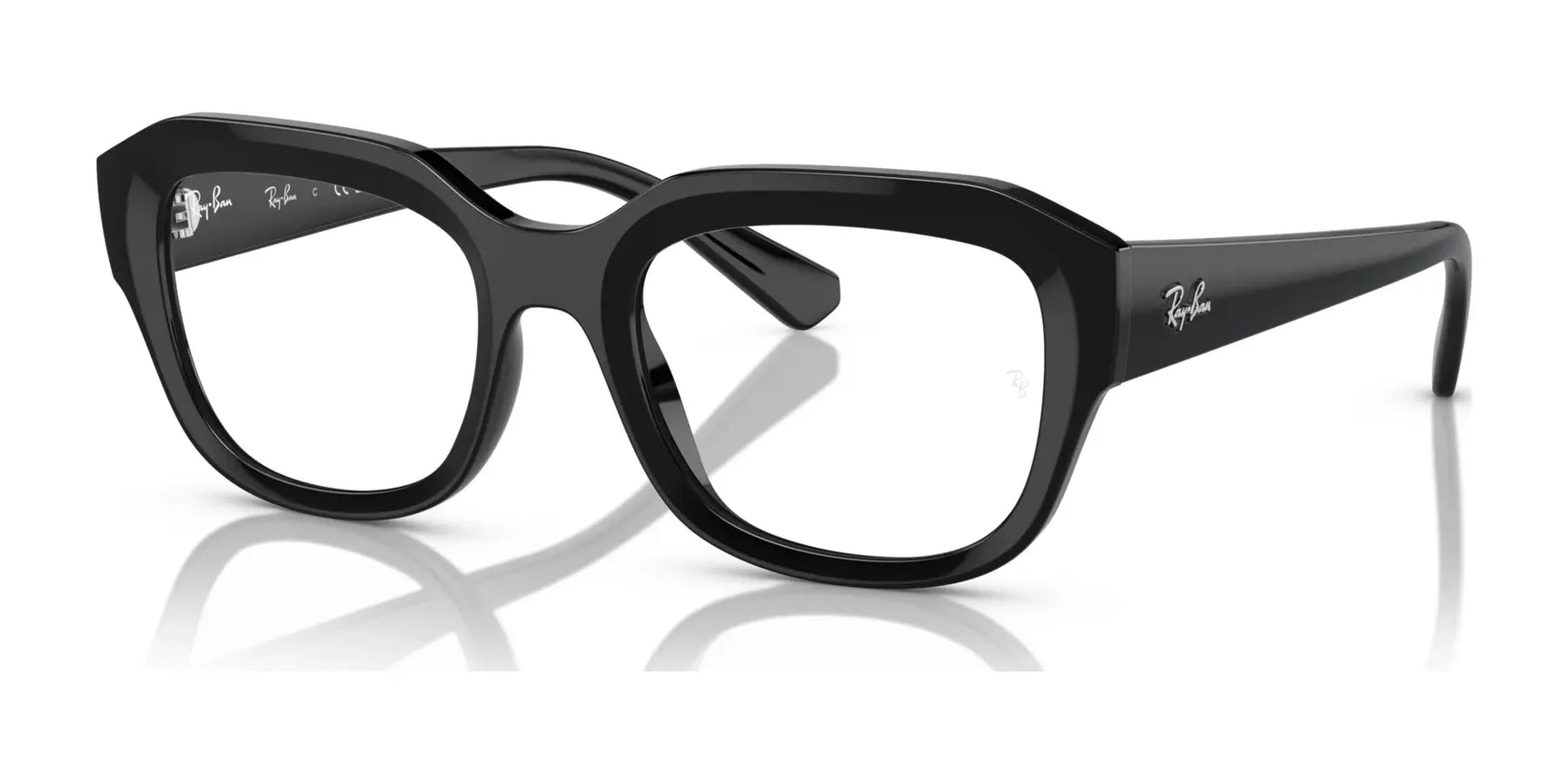 Ray-Ban LEONID RX7225 Eyeglasses Black