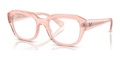 Ray-Ban LEONID RX7225 Eyeglasses Transparent Pink