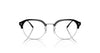 Ray-Ban RX7229 Eyeglasses / Black On Silver №2000 / Size 51