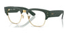 Ray-Ban RX7316V Eyeglasses / Sand Green On Gold №8062 / Size 50