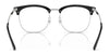 Ray-Ban RX7318D Eyeglasses | Size 54 / Black On Silver №2000
