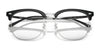 Ray-Ban RX7318D Eyeglasses | Size 54 / Black On Silver №2000