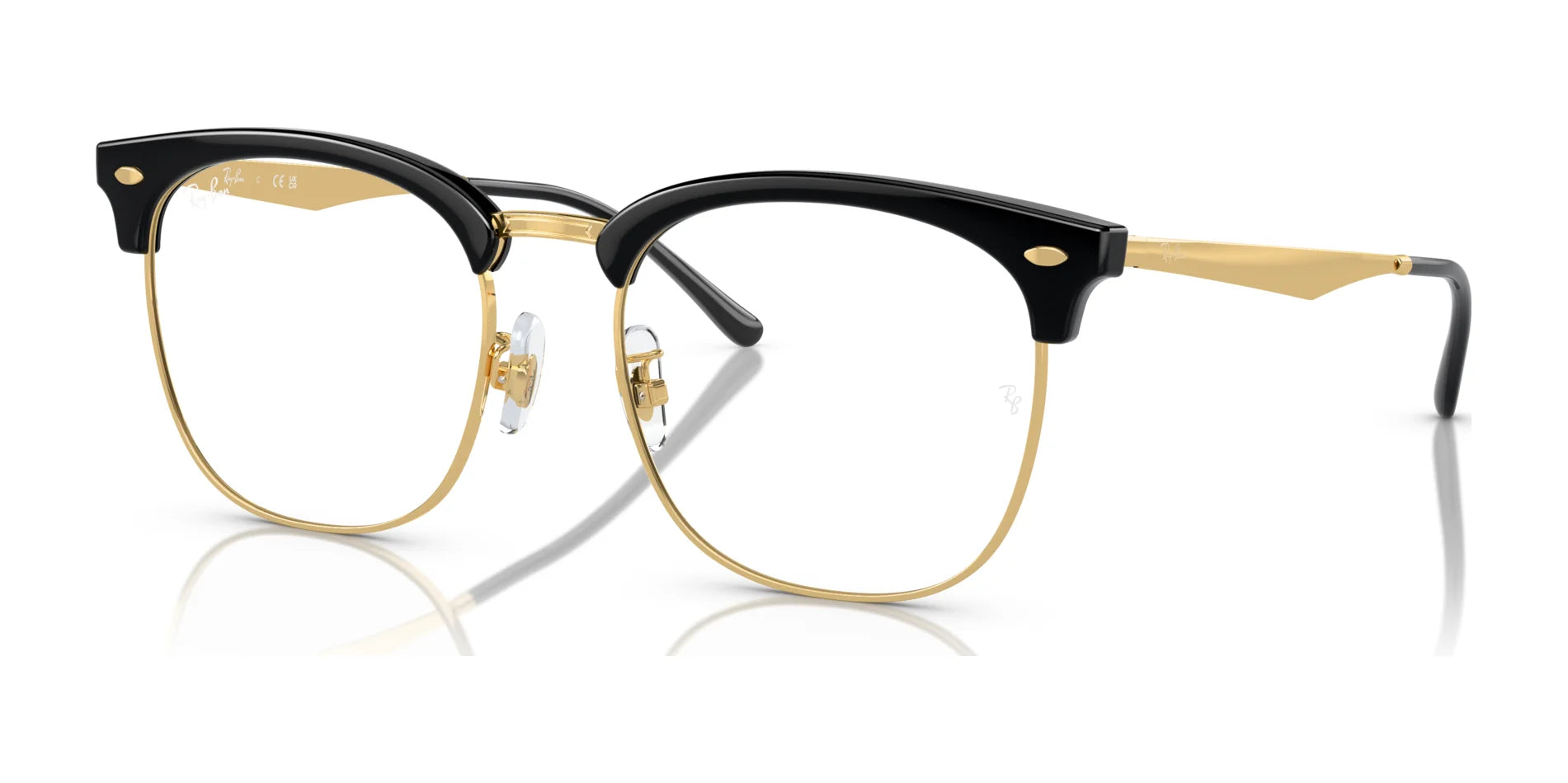 Ray-Ban RX7318D Eyeglasses Black On Gold