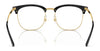 Ray-Ban RX7318D Eyeglasses | Size 54 / Black On Silver №2000