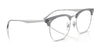 Ray-Ban RX7318D Eyeglasses | Size 54 / Black On Silver №2000