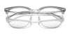 Ray-Ban RX7318D Eyeglasses | Size 54 / Black On Silver №2000