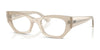 Ray-Ban ZENA RX7330 Eyeglasses / Shiny Cloudy Warm White №8433 / Size 49