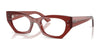 Ray-Ban ZENA RX7330 Eyeglasses / Shiny Rusty Brown №8436 / Size 49