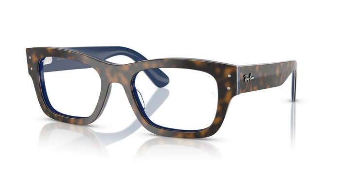 Ray-Ban JOSEPH RX7683V Eyeglasses | Size 55 / Havana Grey On Gradient Blu №8391