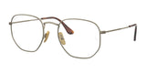 Ray-Ban HEXAGONAL RX8148V Eyeglasses Gold