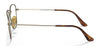 Ray-Ban FRANK RX8157V Eyeglasses | Size 48 / Demigloss Antique Gold №1222 / Clear