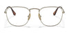 Ray-Ban FRANK RX8157V Eyeglasses | Size 48 / Demigloss Antique Gold №1222 / Clear