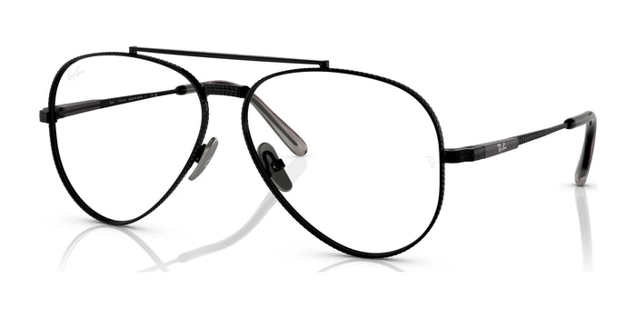 Ray-Ban AVIATOR TITANIUM RX8225V Eyeglasses | Size 58 / Black №1237