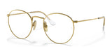 Ray-Ban ROUND RX8247V Eyeglasses Gold / Clear