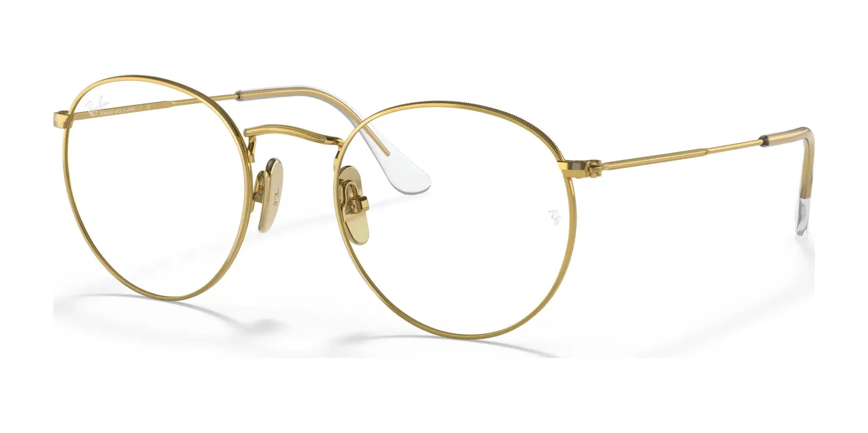 Ray-Ban ROUND RX8247V Eyeglasses Gold / Clear