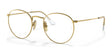 Ray-Ban ROUND RX8247V Eyeglasses Gold / Clear