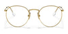 Ray-Ban ROUND RX8247V Eyeglasses / Gold №1225 / Size 50