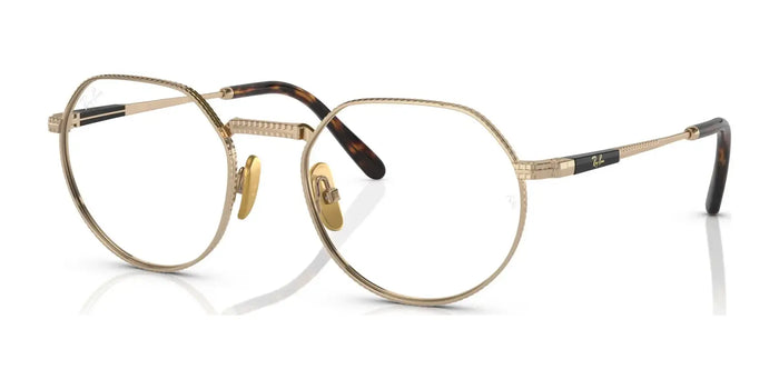 Ray-Ban JACK TITANIUM RX8265V Eyeglasses | Size 51 / Rose Gold №1236 / 53