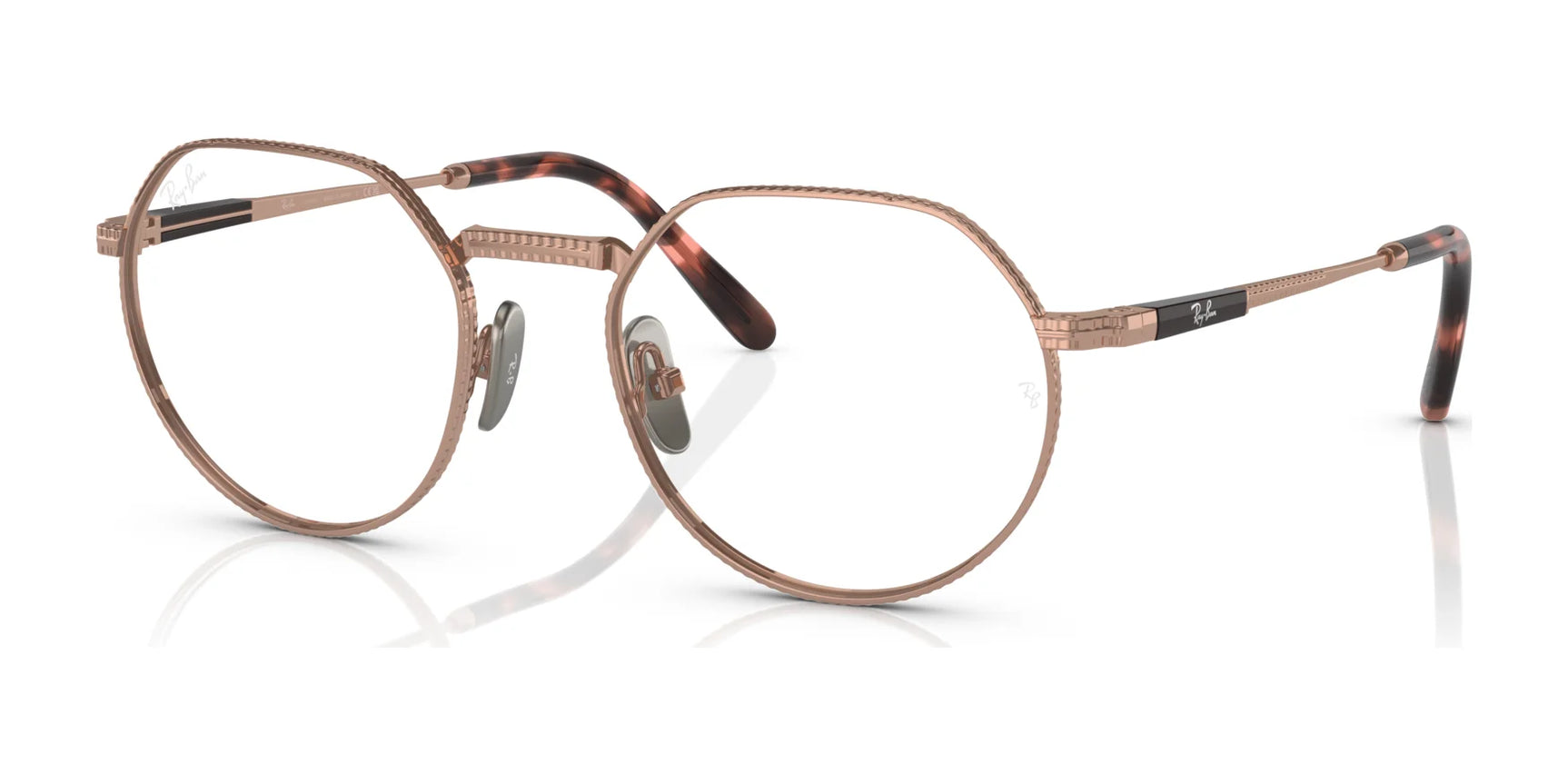 Ray-Ban JACK TITANIUM RX8265V Eyeglasses Rose Gold