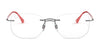 Ray-Ban RX8757 Eyeglasses / Silver №1195 / Clear / Size 51