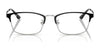Ray-Ban RX8772D Eyeglasses / Black On Silver №1235 / Size 54