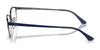 Ray-Ban RX8772D Eyeglasses / Black On Silver №1235 / Size 54