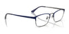 Ray-Ban RX8772D Eyeglasses / Black On Silver №1235 / Size 54