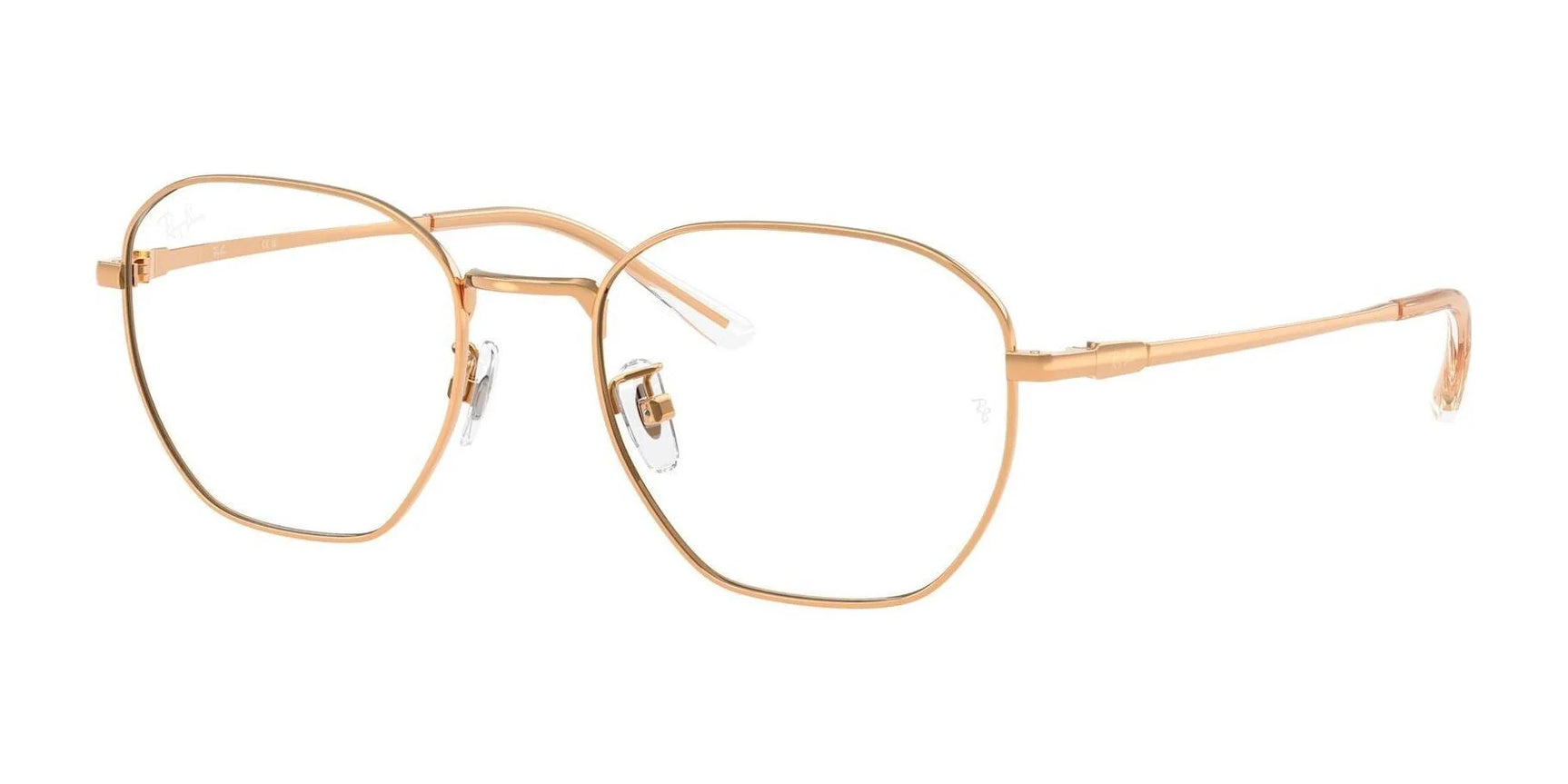 Ray-Ban RX8777D Eyeglasses Rosegold / Clear