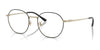 Ray-Ban RX8778D Eyeglasses | Size 52 / Black On Gold №1250