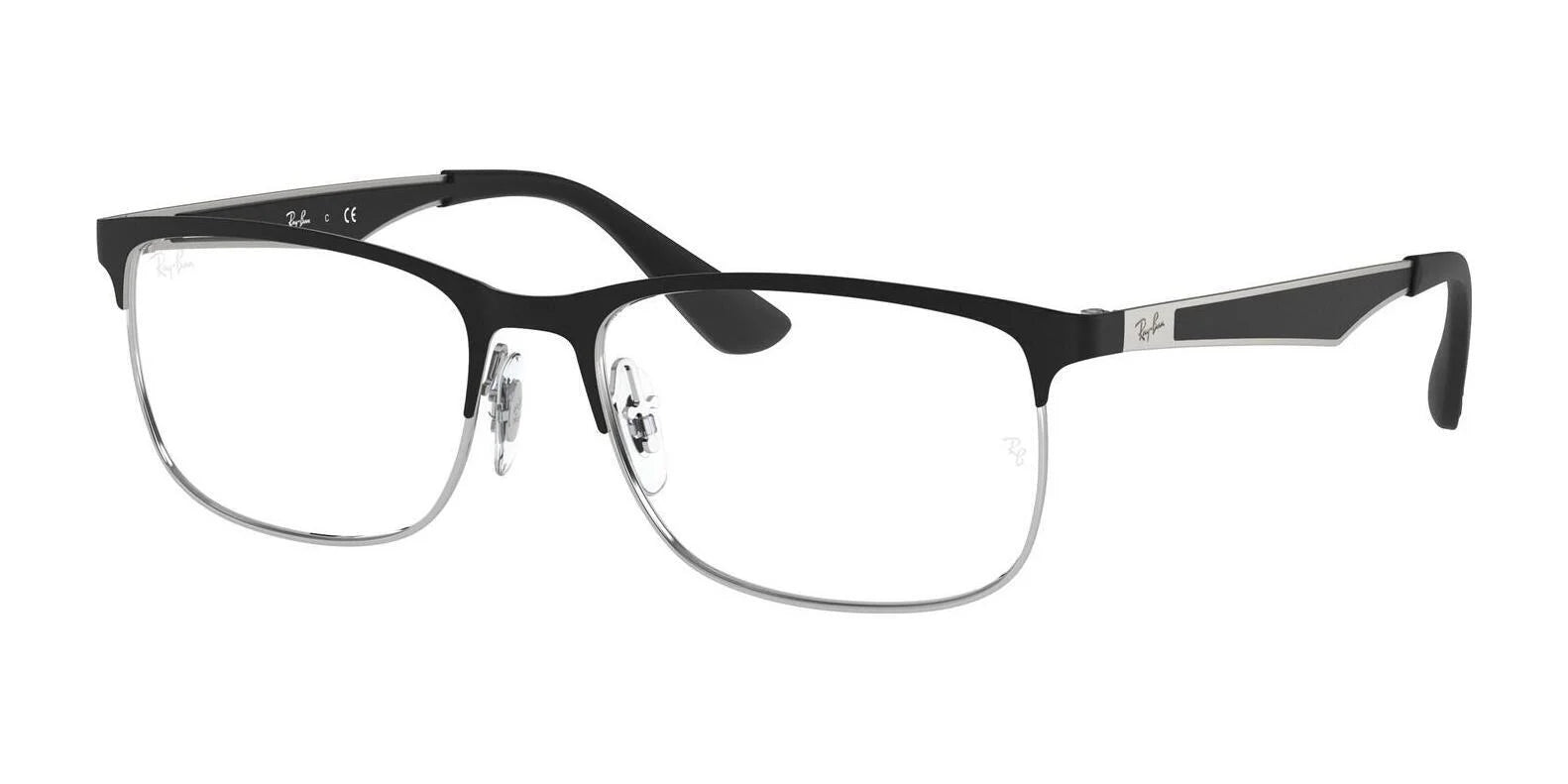 Ray-Ban RY1052 Eyeglasses Matte Black On Silver