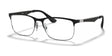 Ray-Ban RY1052 Eyeglasses Matte Black On Silver / Clear