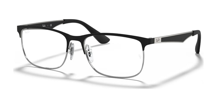 Ray-Ban RY1052 Eyeglasses | Size 49 / Matte Black On Silver №4055 / Clear