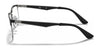 Ray-Ban RY1052 Eyeglasses | Size 49 / Matte Black On Silver №4055 / Clear