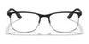 Ray-Ban RY1052 Eyeglasses | Size 49 / Matte Black On Silver №4055 / Clear