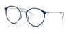 Ray-Ban RY1053 Eyeglasses | Size 45 / Blue On Silver №4085
