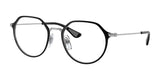 Ray-Ban RY1058F Eyeglasses Black On Silver