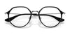 Ray-Ban RY1058F Eyeglasses | Size 49 / Black On Silver №4064